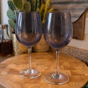 Twilight Ripple Goblets - Stölzle Lausitz Set
